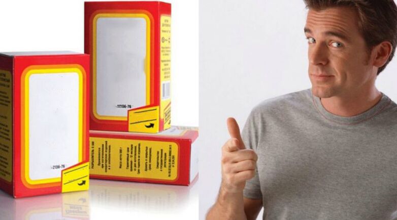 Een man gebruikt frisdrank om een ​​lid te vergroten