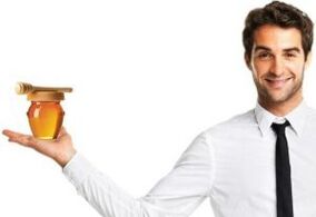 frisdrank en honing voor mannelijke gezondheid